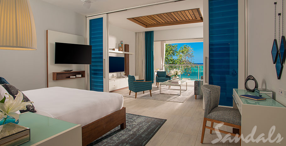 Sandals Montego Bay Beachfront Millionaire One Bedroom Butler Suite w/ Outdoor Tranquility Soaking Tub - M1