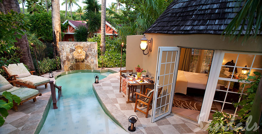 Sandals Grande Antigua Caribbean Honeymoon Butler Rondoval with Private Pool Sanctuary